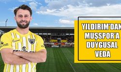 Muhammet Fatih Yıldırım Muşspor’a veda etti
