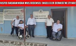 MUŞFED Başkanı Dursun’dan engelli vatandaşlara moral ziyareti