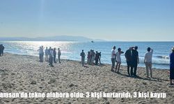 Samsun'da alabora olan teknede can pazarı: 3 kişi kayıp