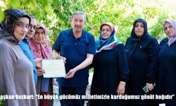 Başkan Bozkurt: "En büyük gücümüz milletimizle kurduğumuz gönül bağıdır"
