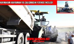 Malazgirt Kaymakamı Kahraman’dan yol çalışmalarına yakın takip