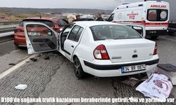 Kastamonu'da peş peşe zincirleme kaza: 1 ölü, 12 yaralı