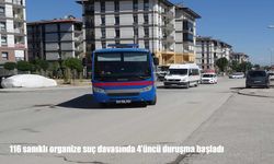 Malatya'da 116 sanıklı organize suç davasında 4'üncü duruşma