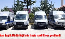 Van Sağlık Müdürlüğü’nün hasta nakil filosu yenilendi