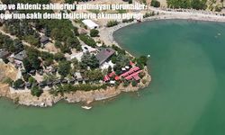 Ege ve Akdeniz'i aratmayan Hazar Gölü tatilcilerin akınına uğradı