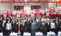 MHP Pasinler İlçe Başkanlığına Erkan Yağar yeniden seçildi