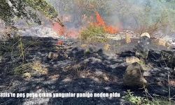 Bitlis'te peş peşe yangınlar: Ekipler seferber oldu