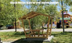 Ekşisu mesire alanı yenileniyor: Yeni oturma alanları hizmete hazırlanıyor