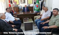 Kılınç: "Malatya'nın önceliği su yatırımları ve tarım kampüsü olmalı"