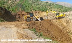Ağrı'da köy yollarında bakım ve altyapı çalışmaları sürüyor