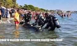 Erdek'te denizde bulunan cesedin kimliği belli oldu
