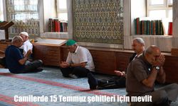 Camilerde 15 Temmuz şehitleri için mevlit