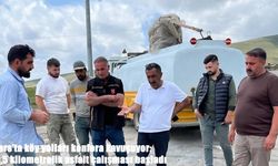 Kars'ta 9,5 kilometrelik asfalt çalışması başladı