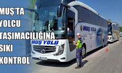 Muş'ta jandarma ekipleri yolcu güvenliği için iş başında