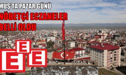 Muş’ta 5 Temmuz nöbetçi eczaneler listesi belli oldu