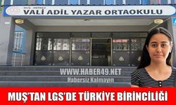 Muşlu Hivda, LGS’de 500 tam puan aldı