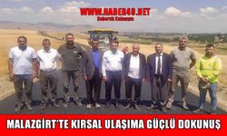 Malazgirt’te yol seferberliği: Hasretpınar yolunda ulaşım konforu artıyor