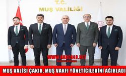 Muş Vakfı’ndan Vali Çakır’a ziyaret: "Yük olan değil, yük alan bir anlayışla sahadayız"