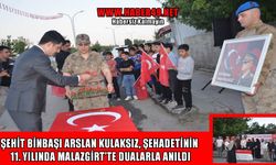Şehit Binbaşı Arslan Kulaksız, Malazgirt’te şehadetinin 11. yılında anıldı