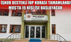 Muş’ta İŞKUR İUP kurası çekildi: 16 asil isim belli oldu