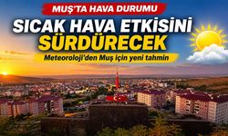 Muş'ta sıcaklıklar yükseliyor! Termometreler 39 dereceyi görecek