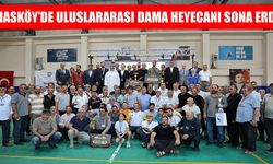 Hasköy’de Uluslararası Dama heyecanı ödül töreniyle sona erdi