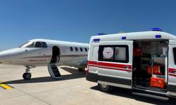 Bingöl'de ambulans uçak 4 aylık bebek için havalandı