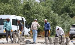 Dörtyol Köyünde Kilitli Parke Taşı Çalışmaları Başladı