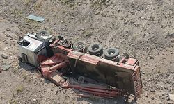 Tunceli’de vinç uçuruma devrildi: 1 yaralı