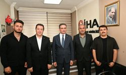 Vali Baruş’tan İHA Erzurum Bölge Müdürlüğü’ne ziyaret
