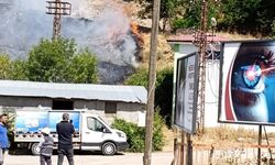 Tunceli’de otluk alanda yangın