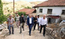 Başkan Sami Er, sel felaketinin yaşandığı Kocaözü’nü ziyaret etti