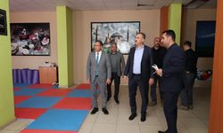 Vali Bozkurt, KYK yurtlarındaki çalışmaları yerinde inceledi