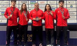 Erzincanlı milli sporcular Avrupa üçüncüsü olan Türkiye’nin gururuna ortak oldu