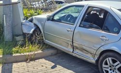 Bingöl’de iki otomobil çarpıştı: 1 yaralı