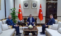 FÜ Rektörü Göktaş, Cumhurbaşkanı Yardımcısı Yılmaz’ı ziyaret etti