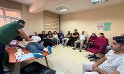Palu’da hastane personeline CPR eğitimi verildi