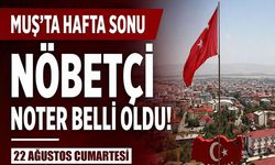 Muş’ta 22 Ağustos’ta hizmet verecek nöbetçi noter belli oldu