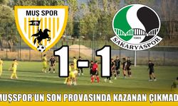 Muşspor’un hazırlık maçlarındaki bileği bükülmedi!