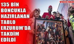 Muş’tan Erzurum’a Osimhen sürprizi: 135 bin boncukla yapılan tablo gündem oldu!