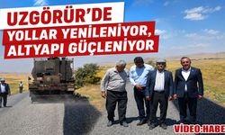 Bulanık’ın Uzgörür Beldesi'nde yol ve altyapı çalışmaları sürüyor