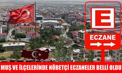 Muş’ta 22 Ağustos Cumartesi nöbetçi eczaneler listesi açıklandı