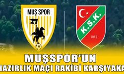 Muşspor’un Bolu kampında rakibi Karşıyaka