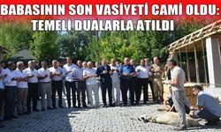 Bulanık’ta vasiyet yerine geldi: Hz. Yusuf Camisi’nin temeli atıldı