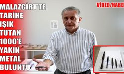 Malazgirt’te gün yüzüne çıkarılan 1000’e yakın metal obje laboratuvarda inceleniyor