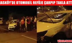 Hasköy’de gece yarısı korkutan kaza