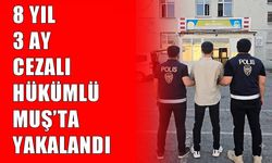 Muş’ta iki ayrı suçtan hapis cezasıyla aranan şahıs yakalandı