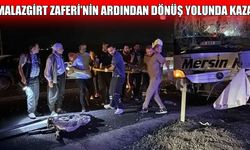 Malazgirt Zaferi etkinliklerinden dönen otobüs kaza yaptı: 13 yaralı