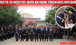 Muş’ta 30 Ağustos Zafer Bayramı coşkuyla kutlandı