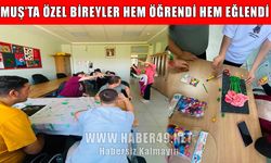 Muş’ta özel bireyler engelleri sanatla aşıyor